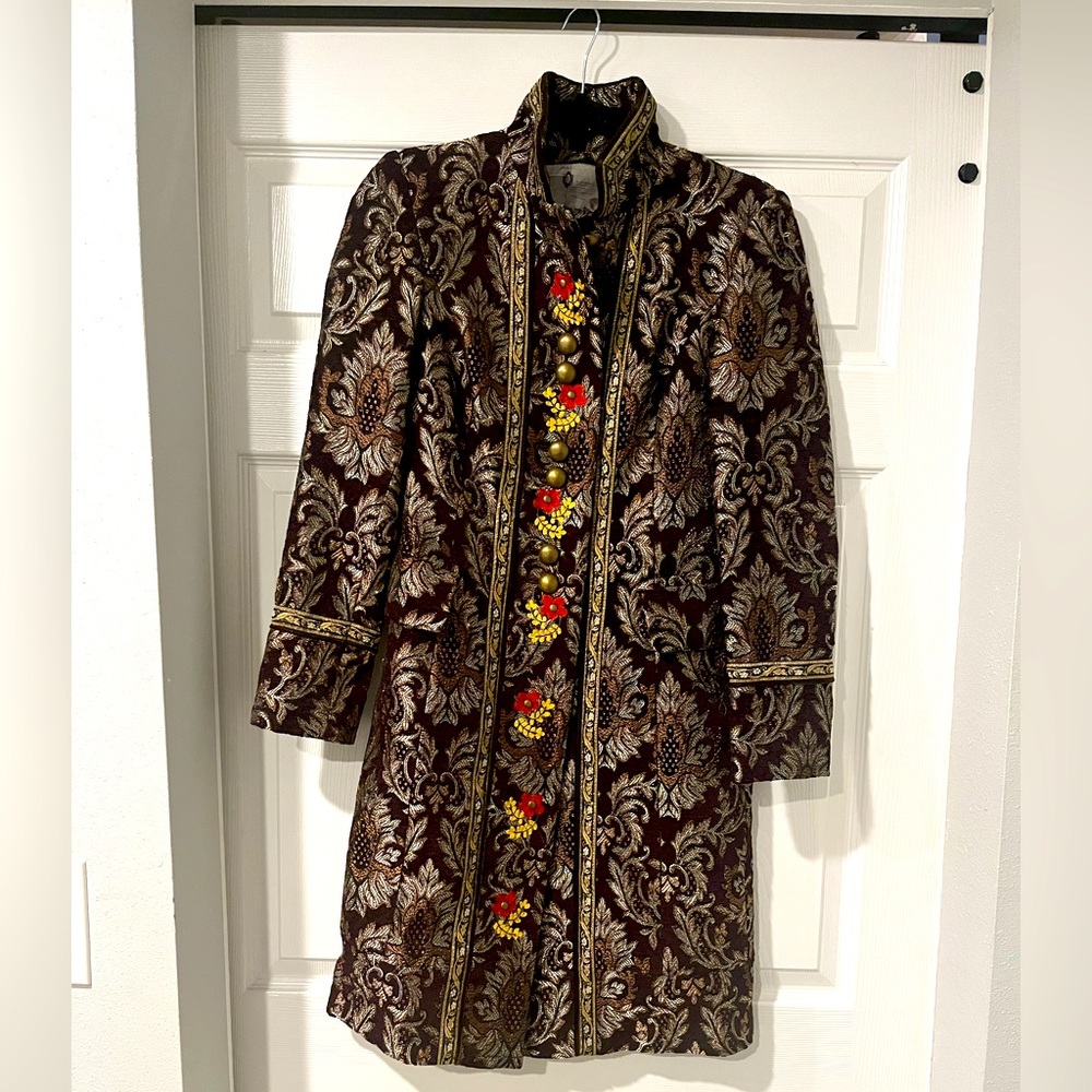 Kenzie Tapestry Coat Jacket Size 2
